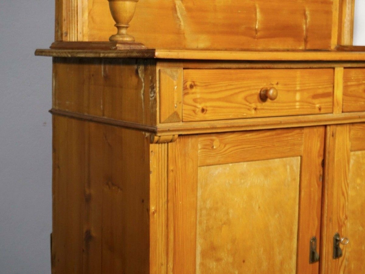 Buffet Gründerzeit Küche Schrank Weichholz Alt Antik