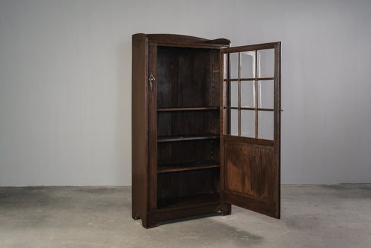 Kleiner Jugendstil Bücherschrank, 1.Hälfte des 20.Jahrhunderts - Schrank Regal Kommode Bookshelf Alt Antik MÖBLINGER