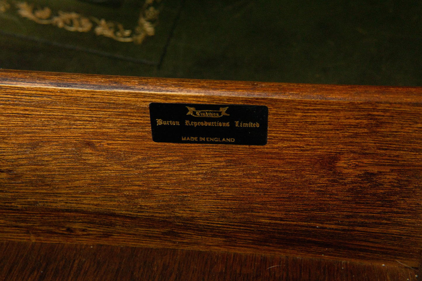 Eleganter Damensekretär im Englischen Stil - Schreibtisch Sekretär Desk Büro Office Alt Vintage MÖBLINGER