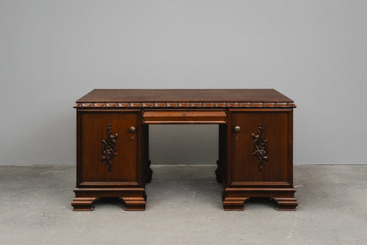 Jugendstil Schreibtisch in Eiche - Anfang des 20.Jahrhunderts