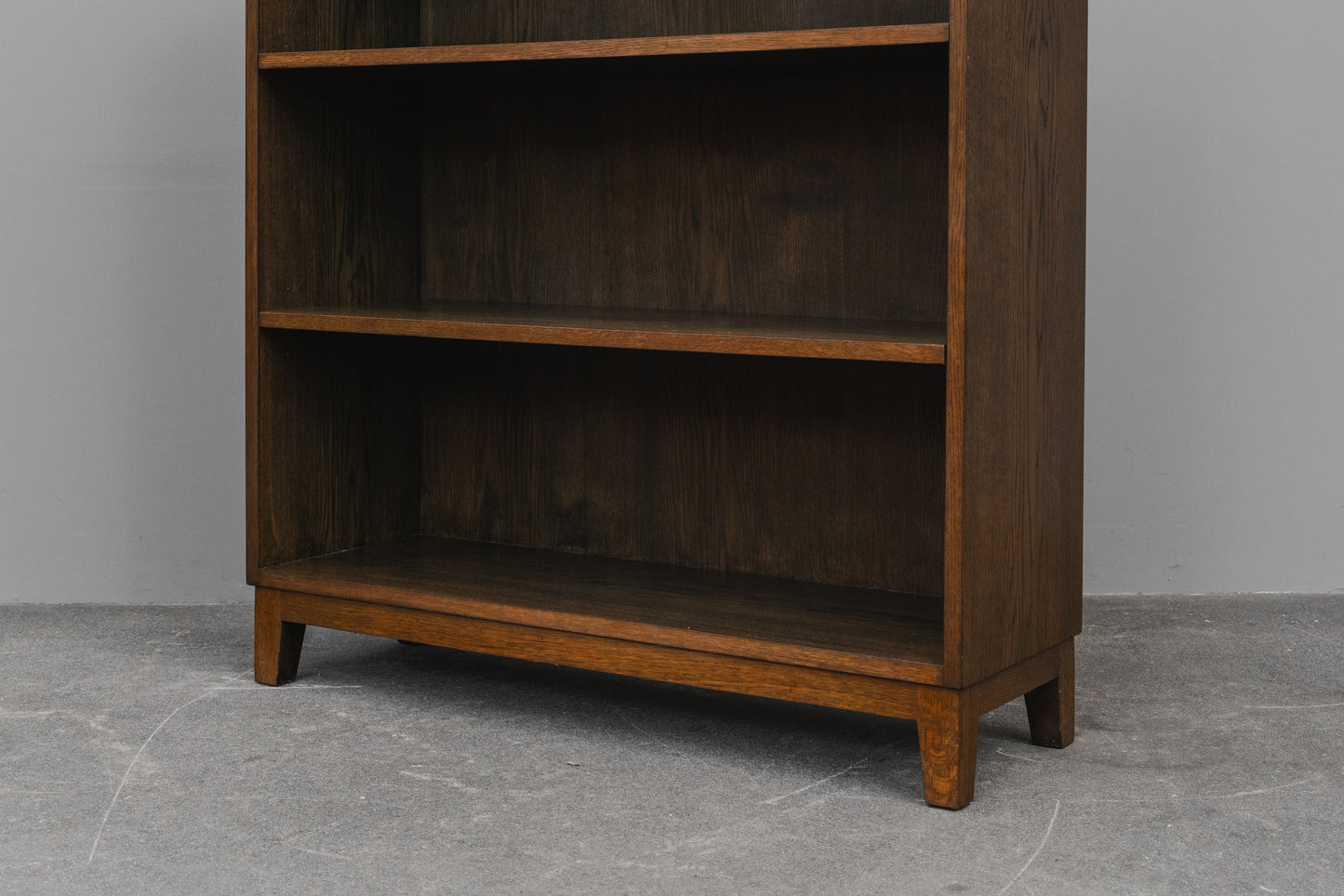 Kleines Mid-Century Bücherregal in Eiche - Mitte des 20.Jahrhunderts