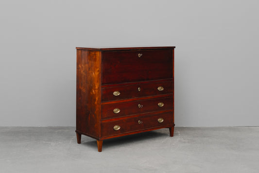 Biedermeier Sekretär in Birke - 1.Hälfte des 19.Jahrhunderts