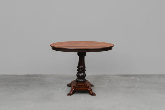 Salontisch im Biedermeier Stil in Mahagoni - zweite Hälfte des 20.Jahrhunderts
