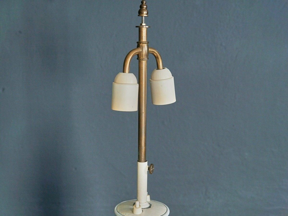 Lampe Asiatika Leuchte Tischlampe Licht Schirm Alt 2103_2206