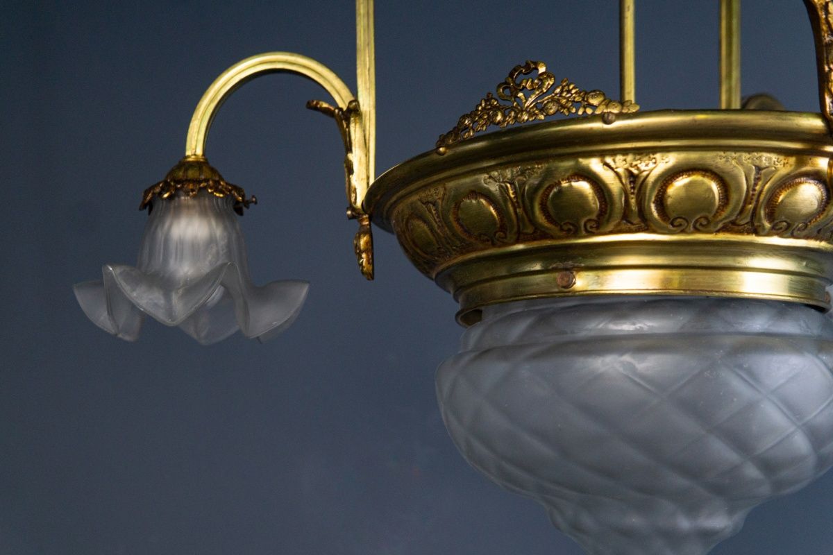 Kronleuchter Leuchte Licht Lampe Antik Alt MÖBLINGER 2403_1102