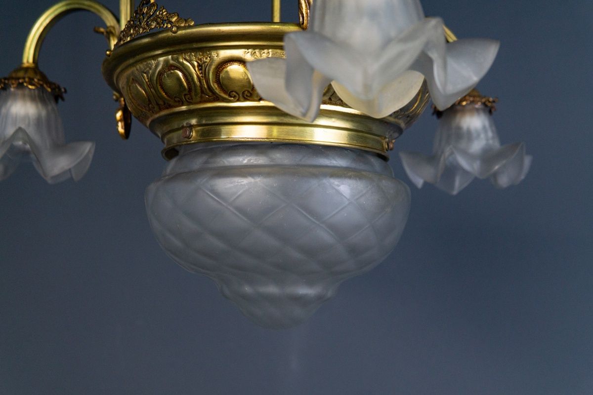 Kronleuchter Leuchte Licht Lampe Antik Alt MÖBLINGER 2403_1102