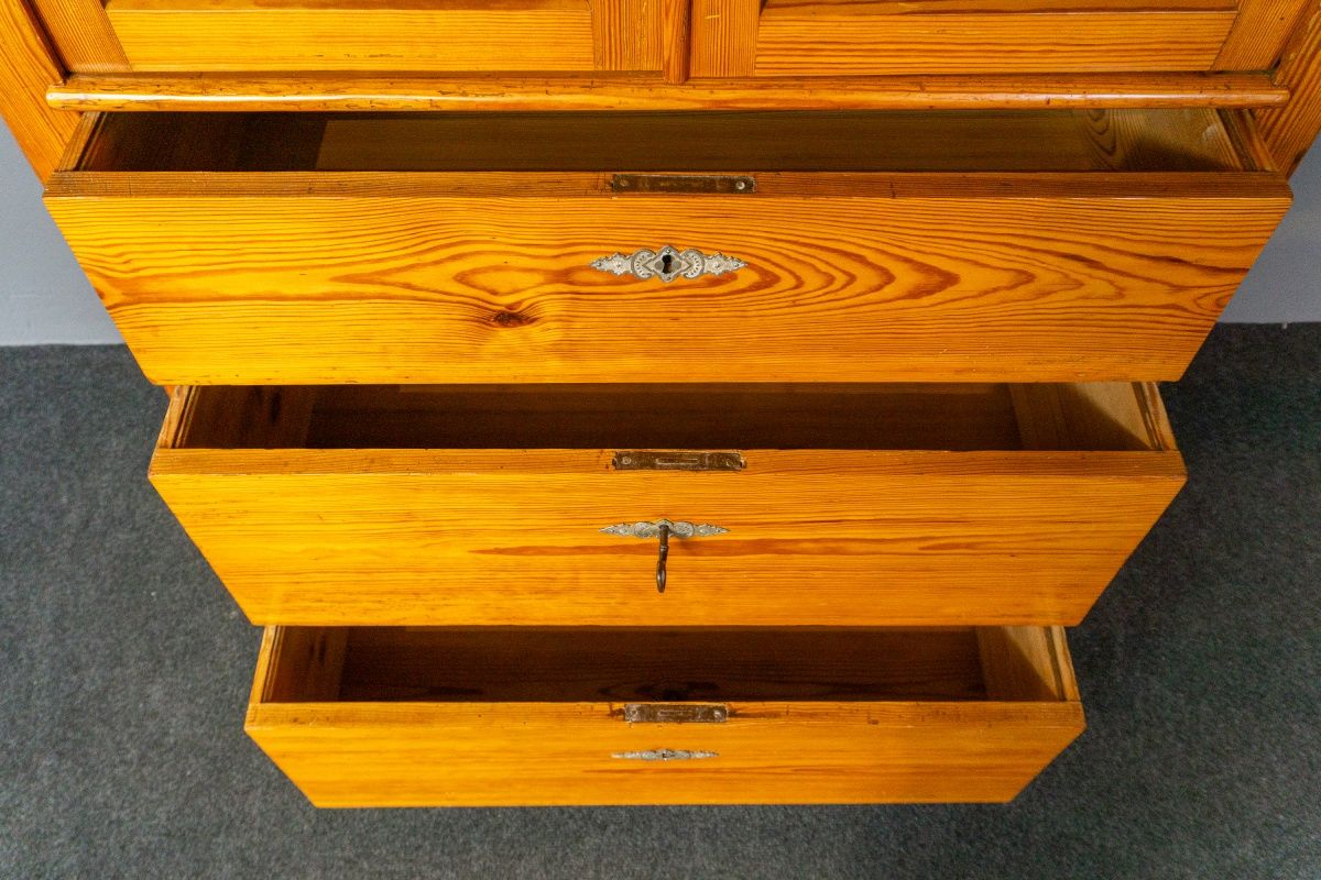 Bücherschrank Küche Schrank Regal Vitrine Alt Antik MÖBLINGER 2411_0502