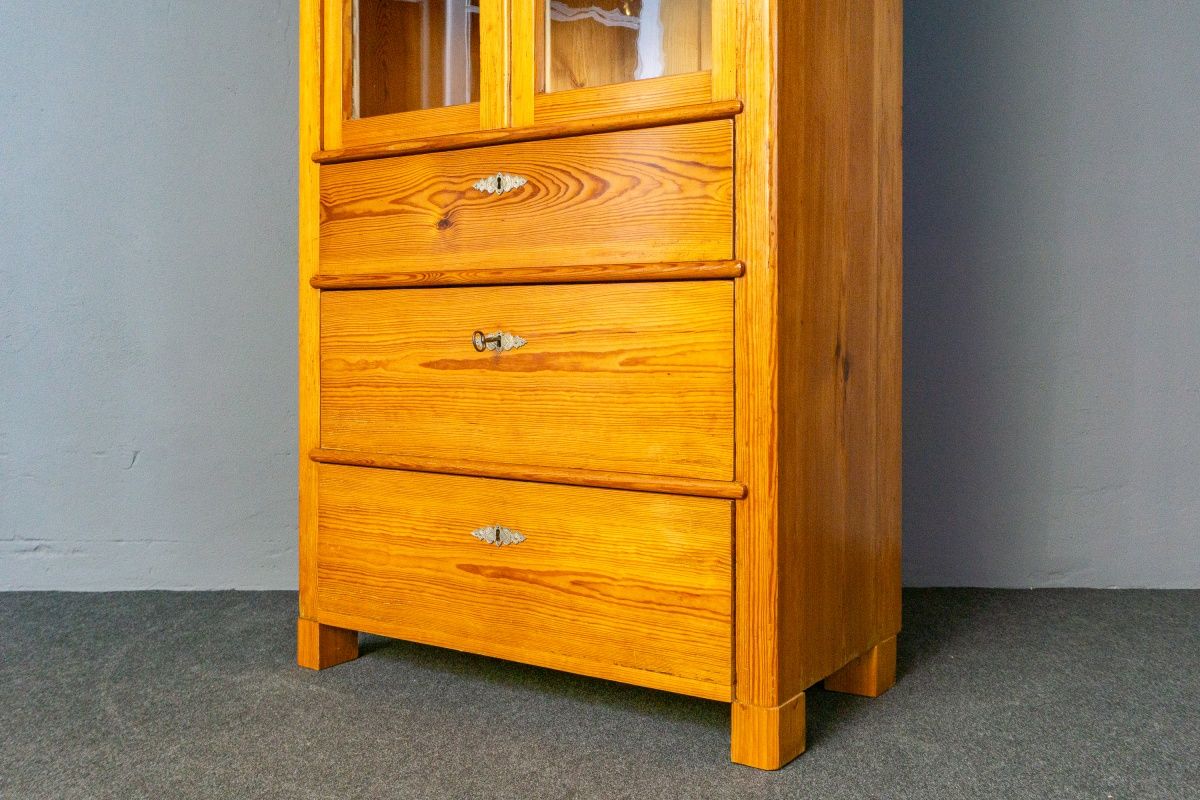 Bücherschrank Küche Schrank Regal Vitrine Alt Antik MÖBLINGER 2411_0502
