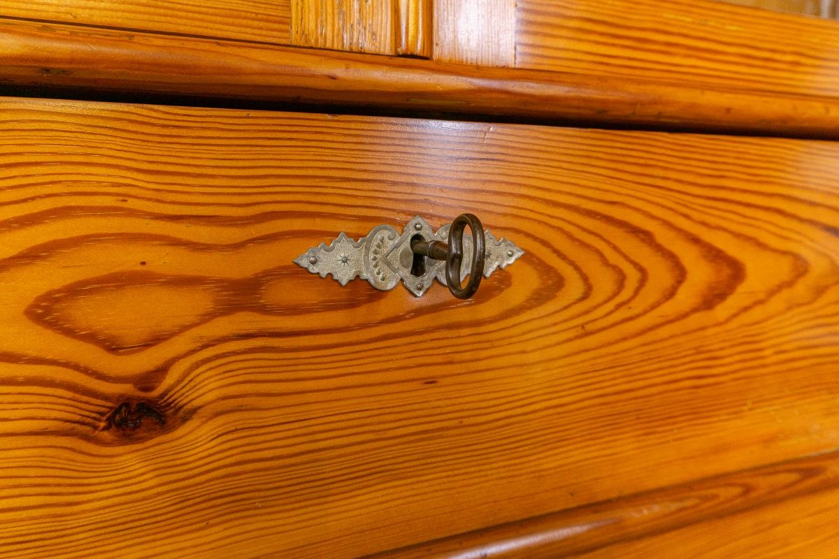 Bücherschrank Küche Schrank Regal Vitrine Alt Antik MÖBLINGER 2411_0502
