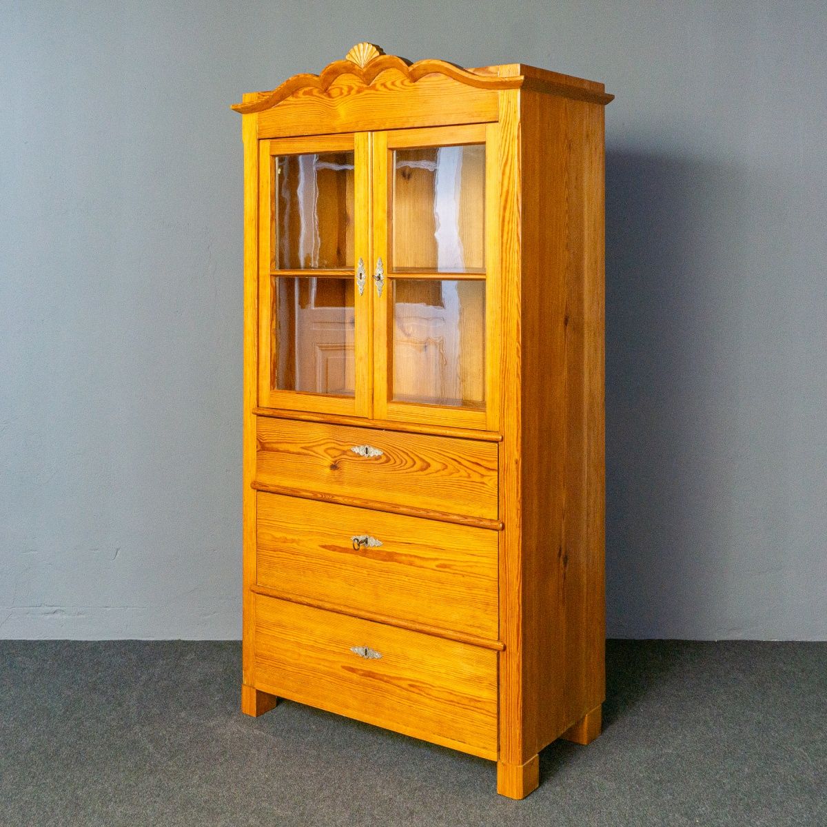 Bücherschrank Küche Schrank Regal Vitrine Alt Antik MÖBLINGER 2411_0502