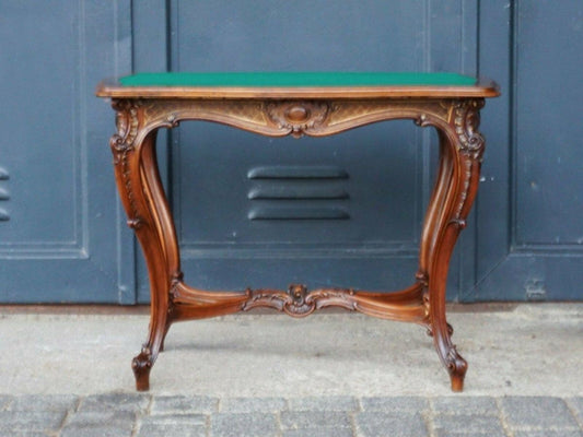 Tisch Wiener Barock Schreibtisch Nussbaum Alt Antik