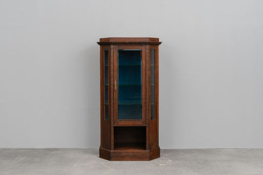 Jugendstil Vitrine in Eiche - Anfang des 20.Jahrhunderts