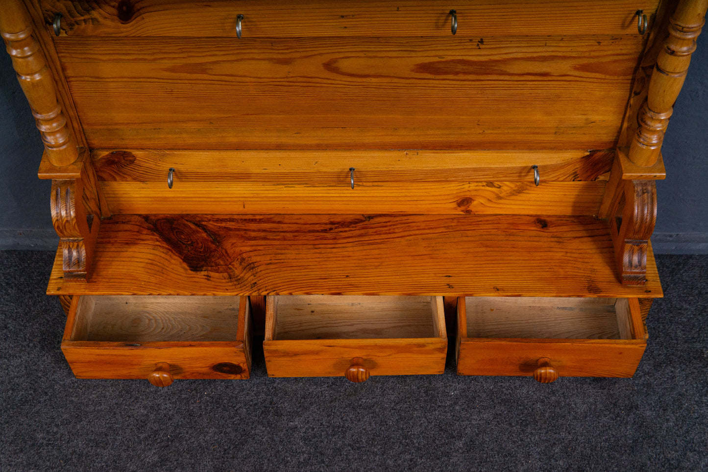 Vintage Wandregal Schrank Kommode Board Regal Alt Antik MÖBLINGER 2406_1601