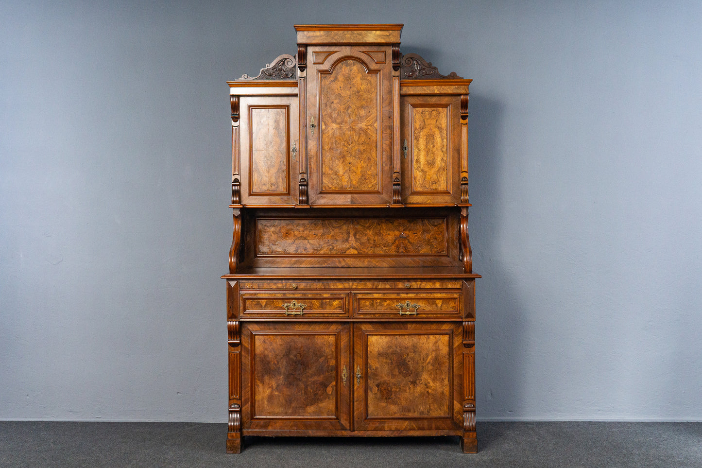 Antik Buffet Anrichte Schrank Regal Kommode Sideboard Alt MÖBLINGER 2501_2701