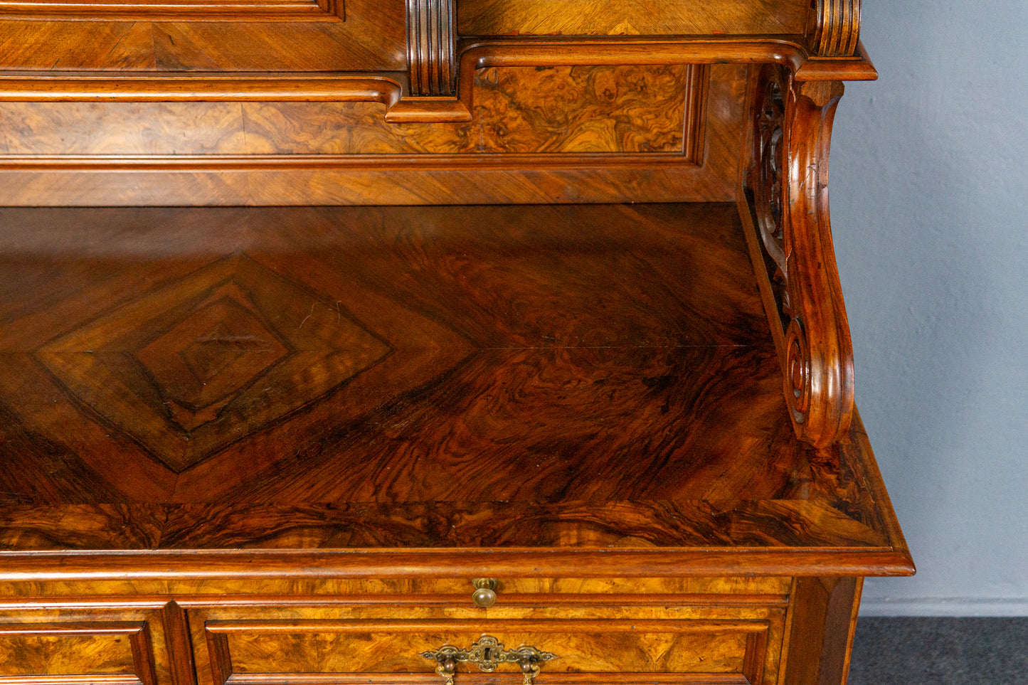 Antik Buffet Anrichte Schrank Regal Kommode Sideboard Alt MÖBLINGER 2501_2701
