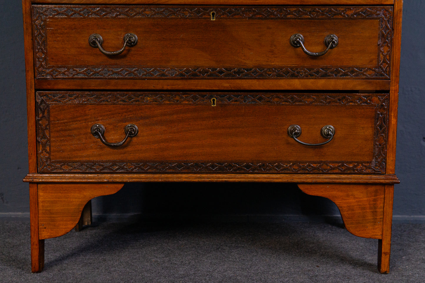 kleiner Sekretär Schreibtisch Kommode Schrank Alt Antik MÖBLINGER 2406_2603