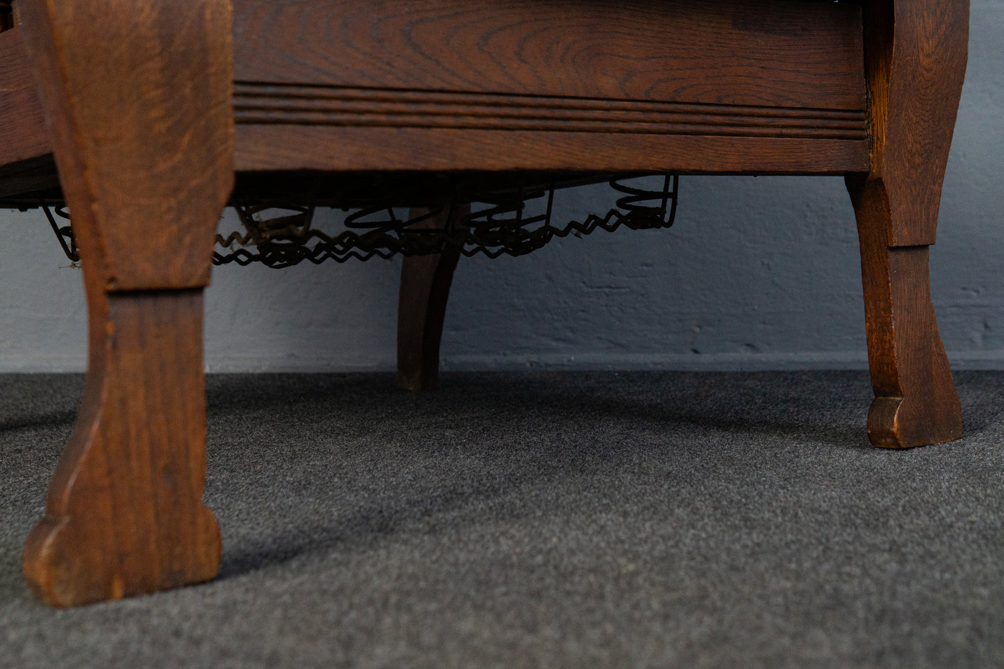 verstellbarer Sessel im typischen Englischen Stil, Anfang des 20.Jahrhunderts - Stuhl Armlehnensessel Chair Alt Antik MÖBLINGER