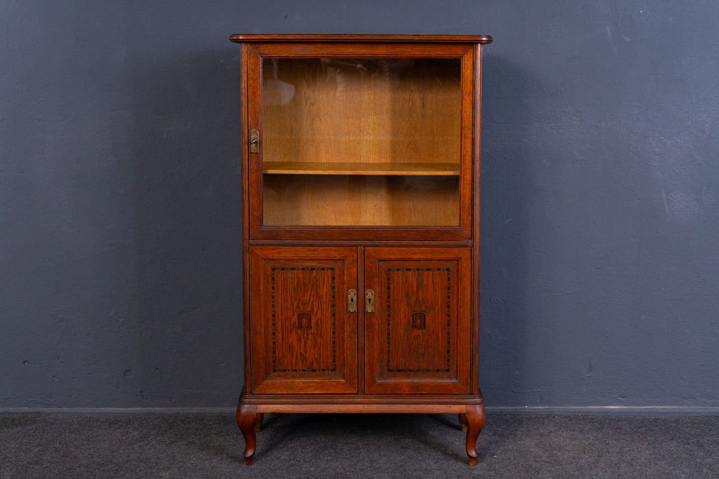 Vintage Vitrine Schrank Anrichte Regal Kommode Alt Antik MÖBLINGER 2407_0905