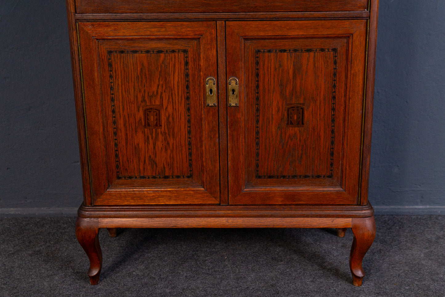 Vintage Vitrine Schrank Anrichte Regal Kommode Alt Antik MÖBLINGER 2407_0905