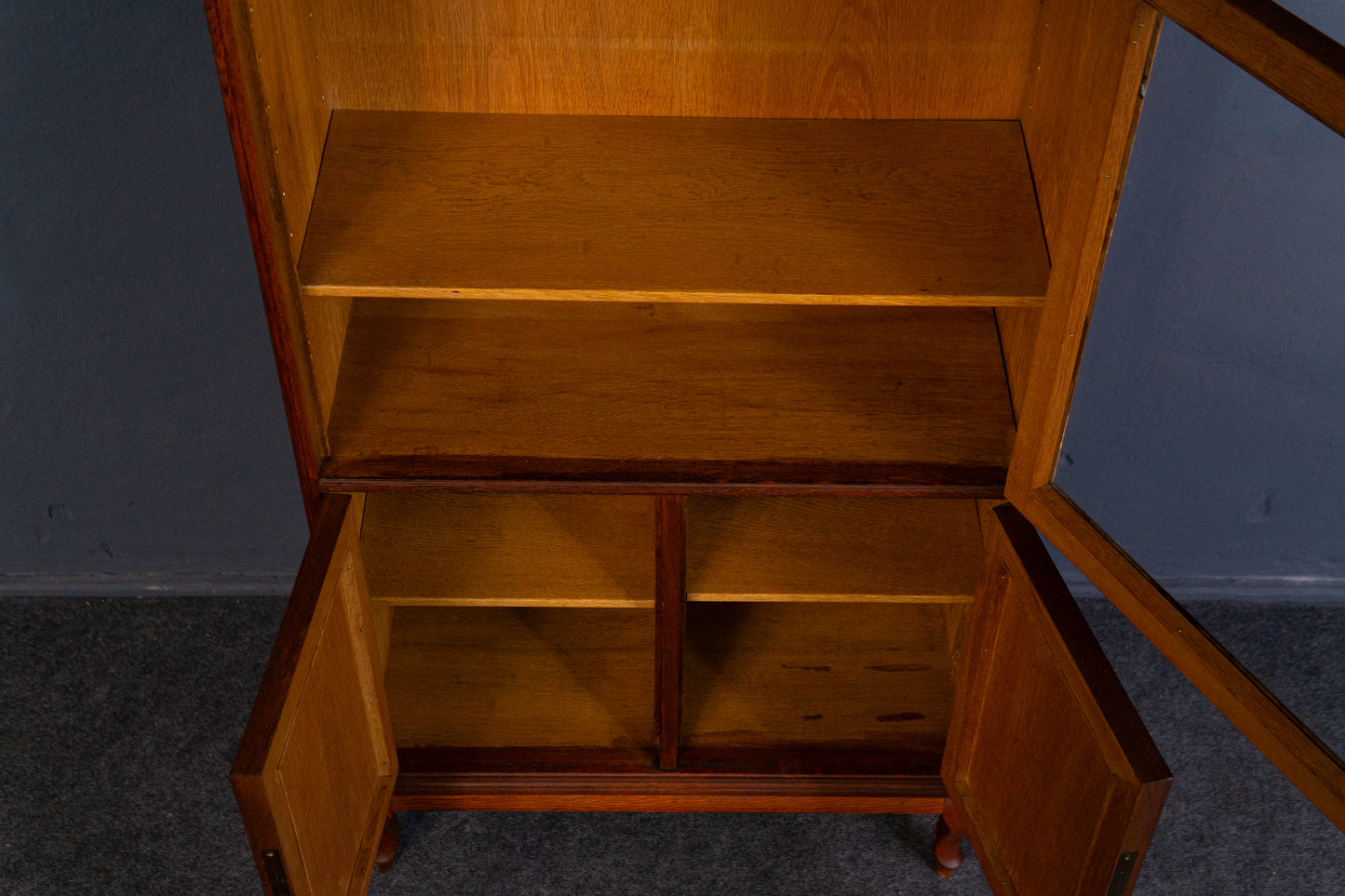 Vintage Vitrine Schrank Anrichte Regal Kommode Alt Antik MÖBLINGER 2407_0905