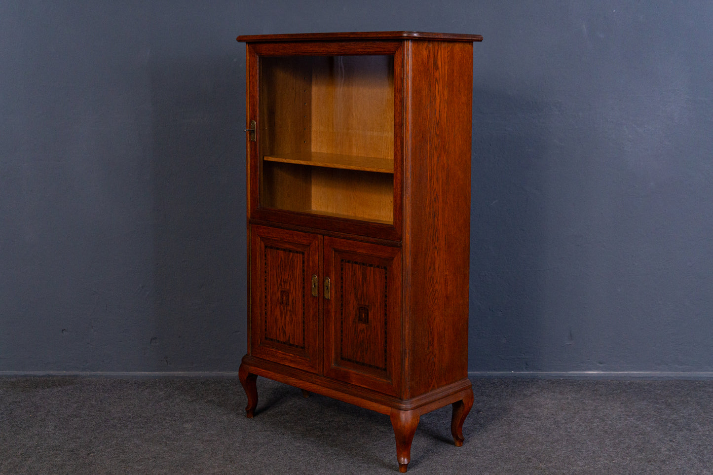 Vintage Vitrine Schrank Anrichte Regal Kommode Alt Antik MÖBLINGER 2407_0905