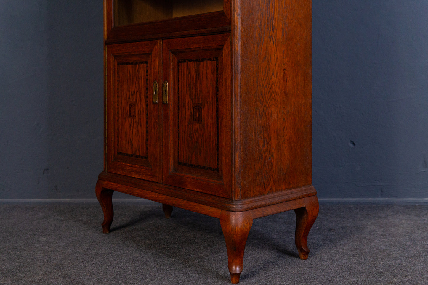 Vintage Vitrine Schrank Anrichte Regal Kommode Alt Antik MÖBLINGER 2407_0905