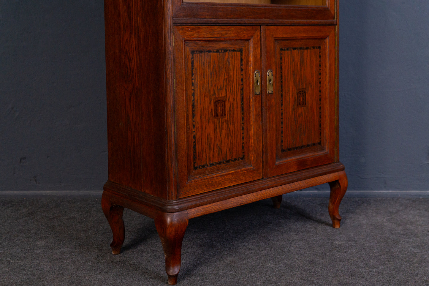 Vintage Vitrine Schrank Anrichte Regal Kommode Alt Antik MÖBLINGER 2407_0905