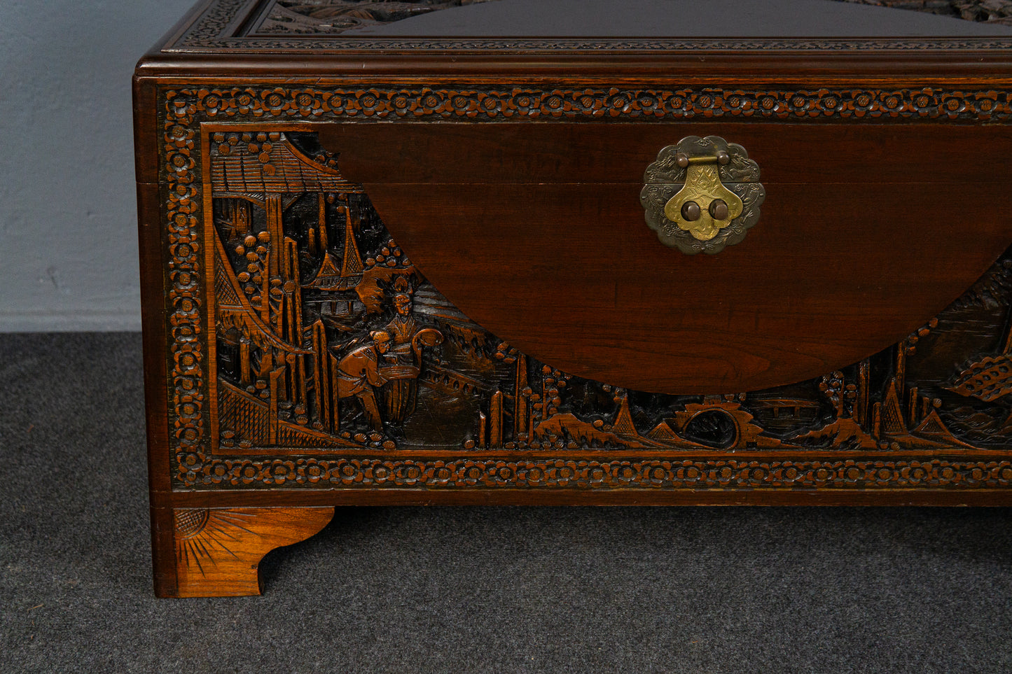 Kiste Truhe Box Asien Kampfer Schrank Vintage Kommode MÖBLINGER 2502_1903