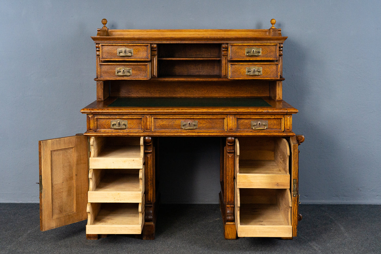 Schreibtisch Desk Sekretär Regal Schrank Vintage Antik MÖBLINGER 2502_1904