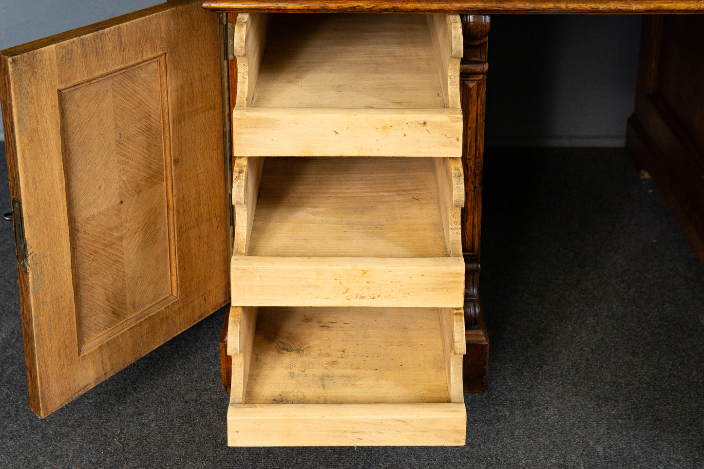 Schreibtisch Desk Sekretär Regal Schrank Vintage Antik MÖBLINGER 2502_1904