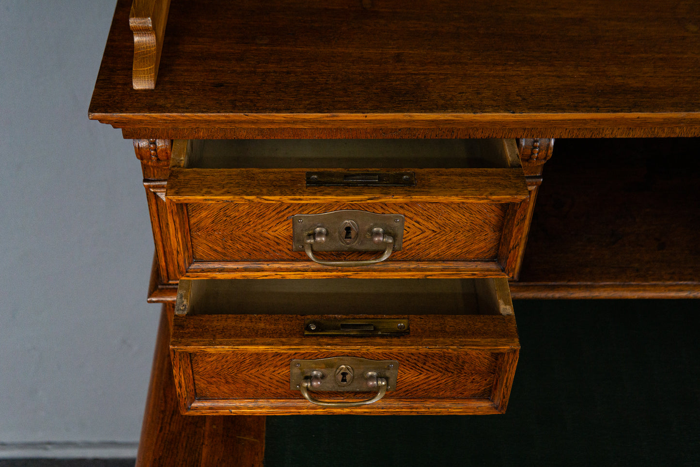 Schreibtisch Desk Sekretär Regal Schrank Vintage Antik MÖBLINGER 2502_1904