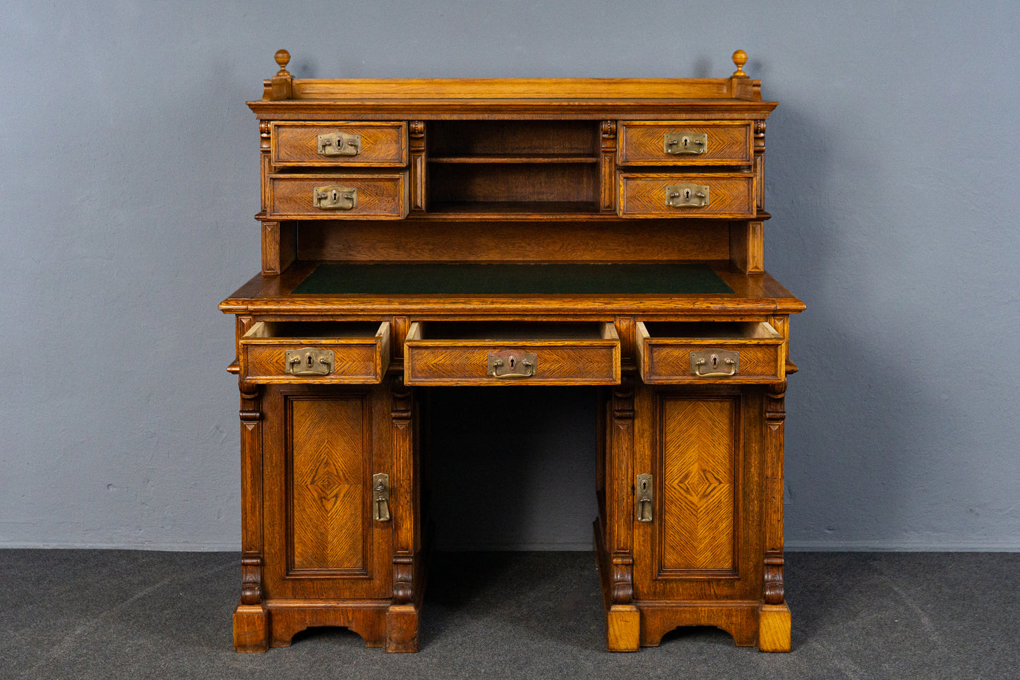 Schreibtisch Desk Sekretär Regal Schrank Vintage Antik MÖBLINGER 2502_1904