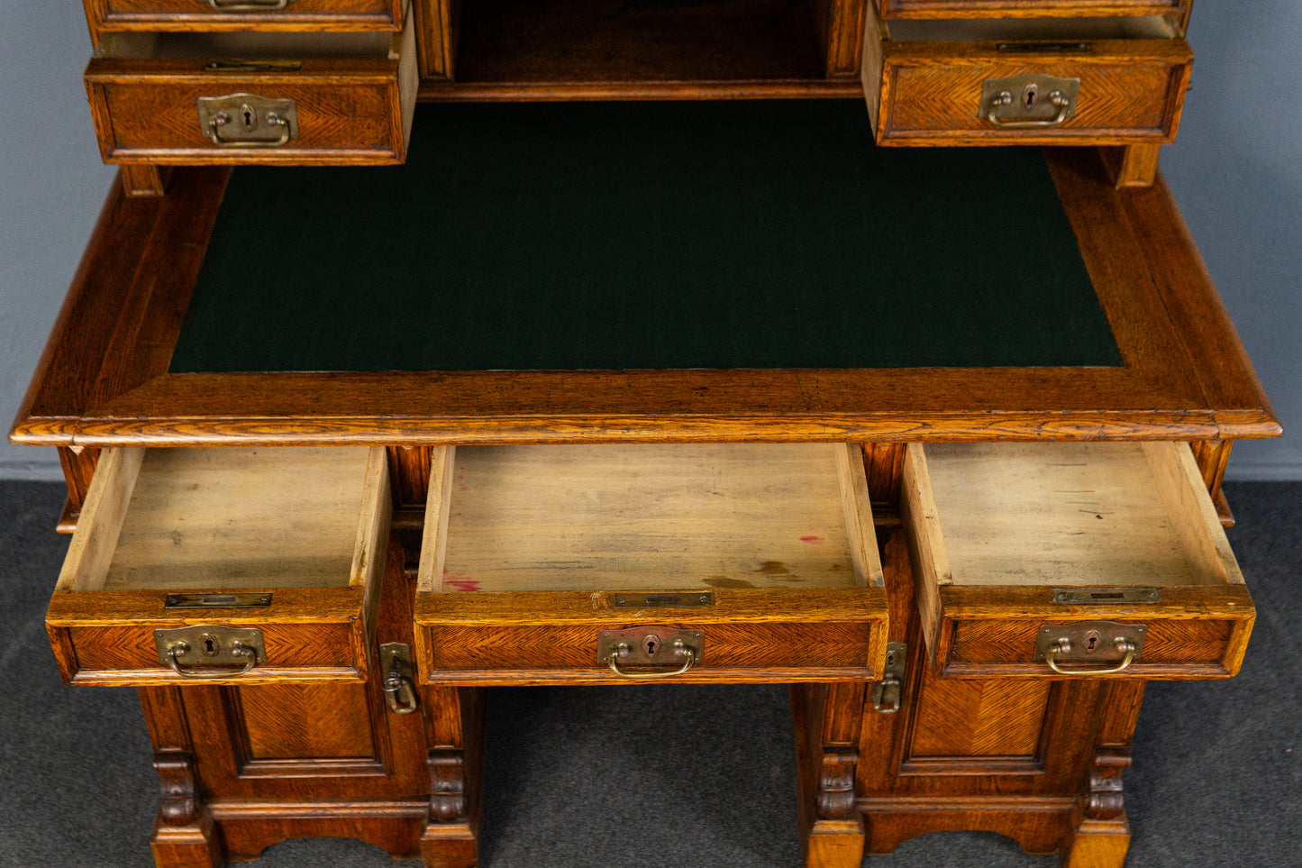 Schreibtisch Desk Sekretär Regal Schrank Vintage Antik MÖBLINGER 2502_1904