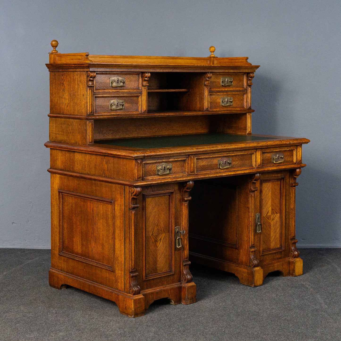 Schreibtisch Desk Sekretär Regal Schrank Vintage Antik MÖBLINGER 2502_1904