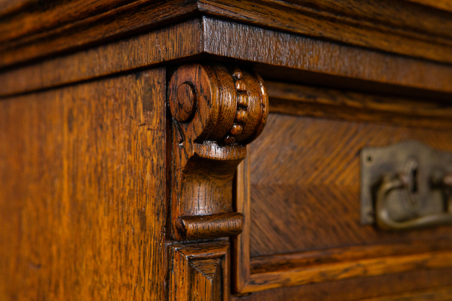 Schreibtisch Desk Sekretär Regal Schrank Vintage Antik MÖBLINGER 2502_1904