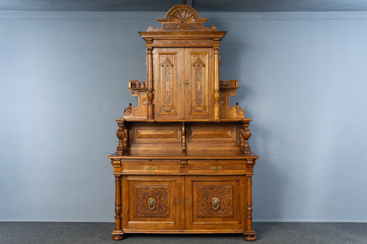 Antik Buffet Schrank Regal Kommode Anrichte Vintage Alt MÖBLINGER 2503_0602