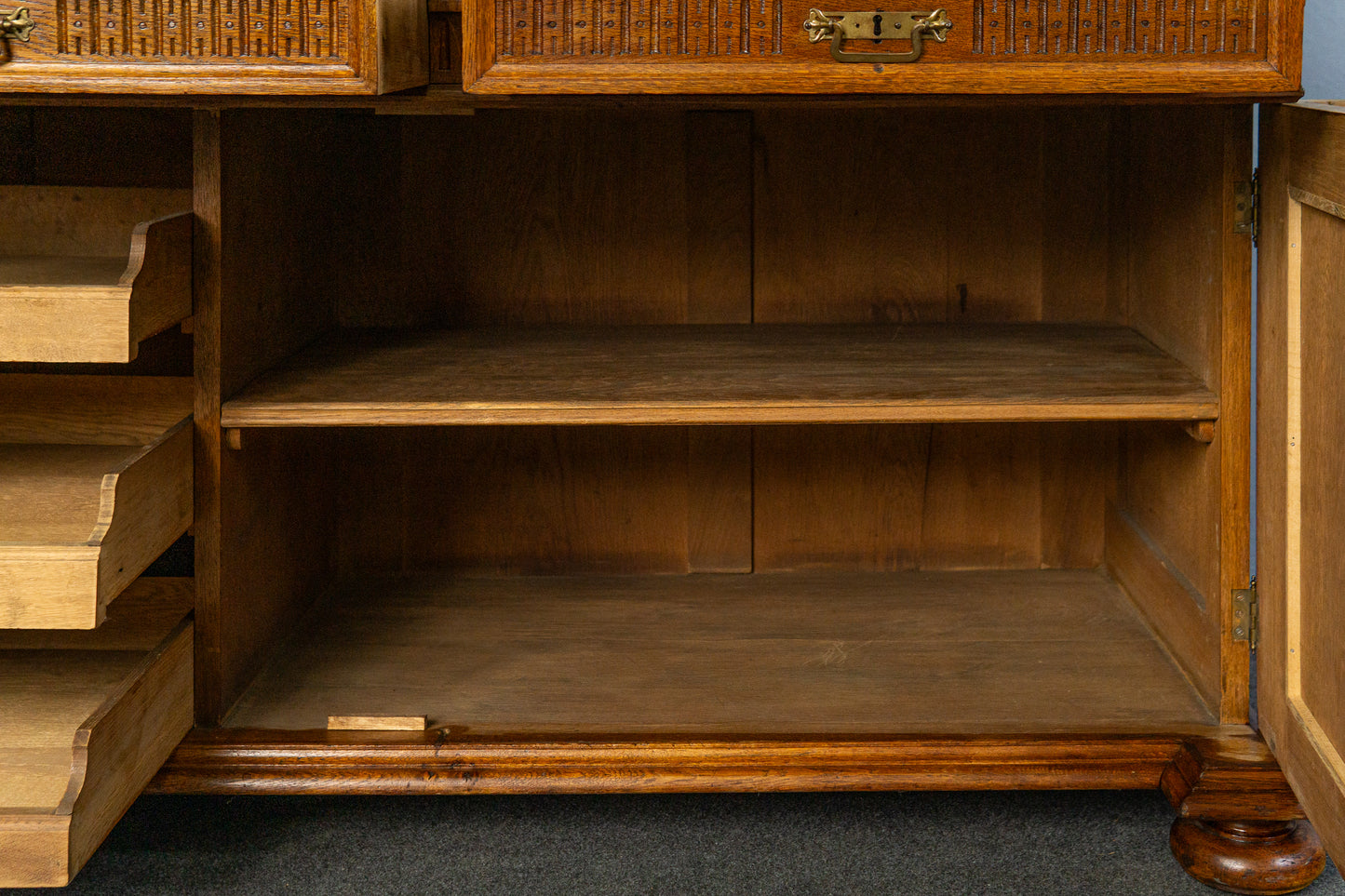 Antik Buffet Schrank Regal Kommode Anrichte Vintage Alt MÖBLINGER 2503_0602