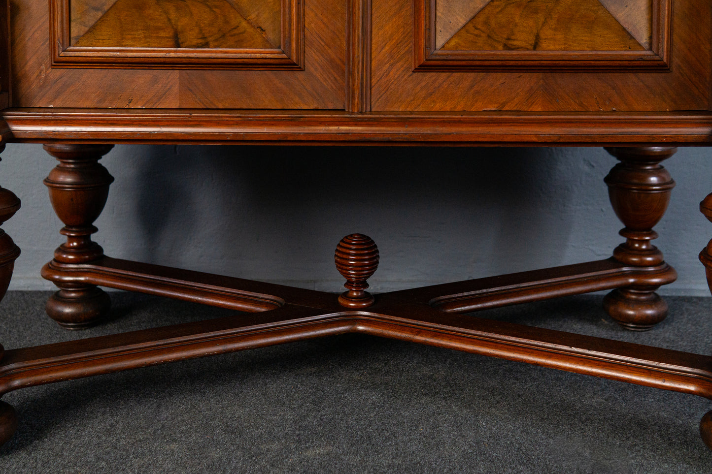 Vitrine Regal Bücherschrank Schrank Kommode Vintage Alt MÖBLINGER 2503_1201