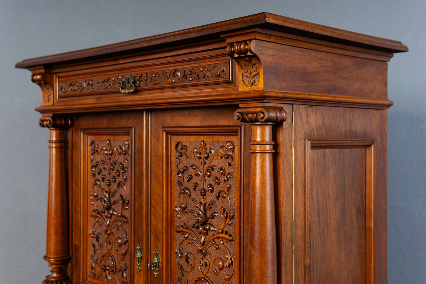 Vitrine Regal Bücherschrank Schrank Kommode Vintage Alt MÖBLINGER 2503_1201