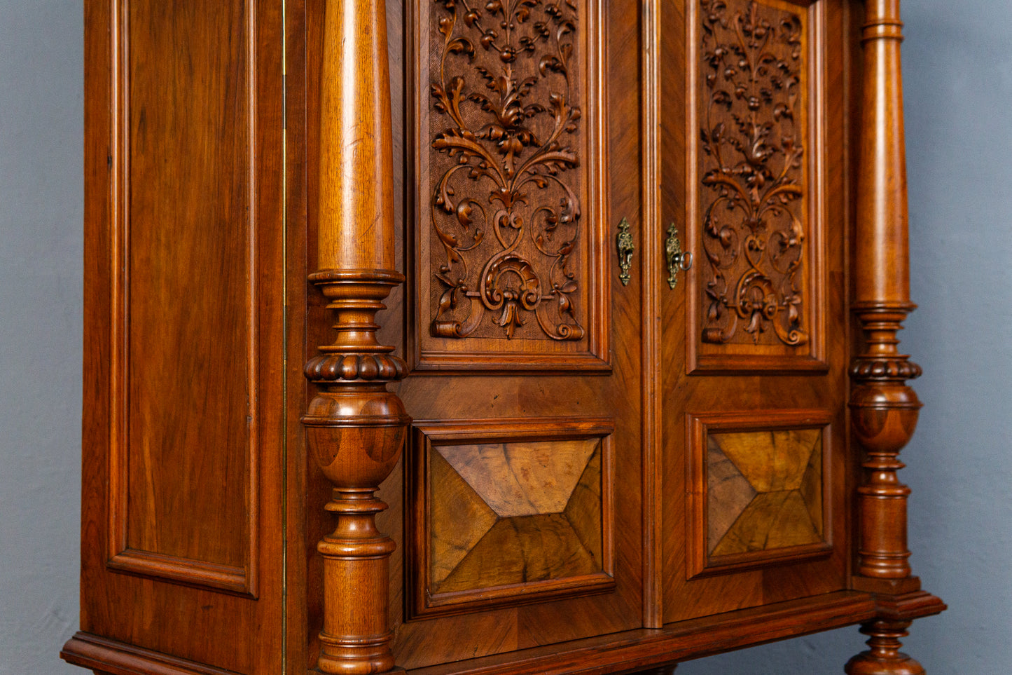 Vitrine Regal Bücherschrank Schrank Kommode Vintage Alt MÖBLINGER 2503_1201