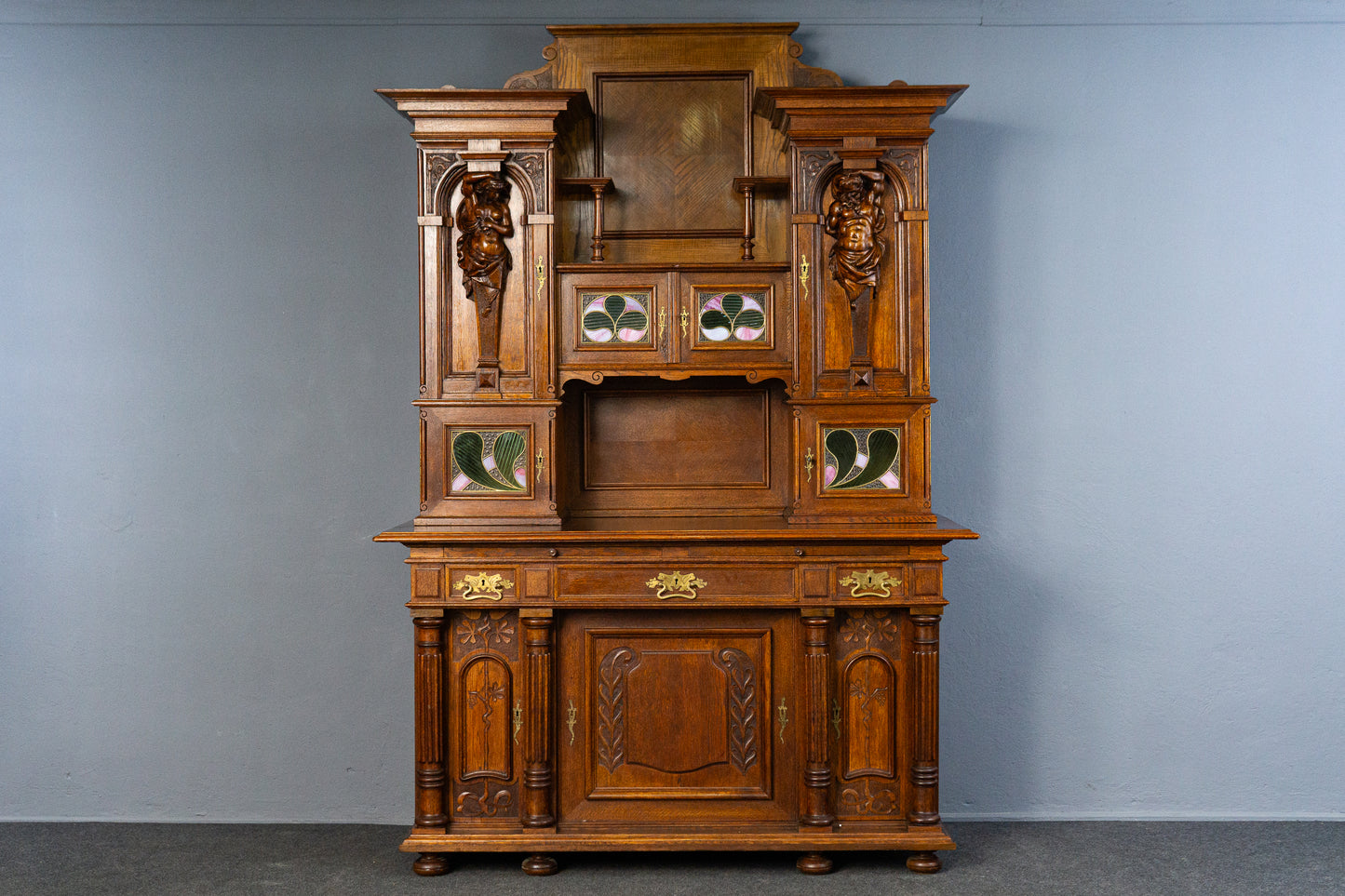 Antik Anrichte Buffet Schrank Sideboard Kommode Alt MÖBLINGER 2503_2403