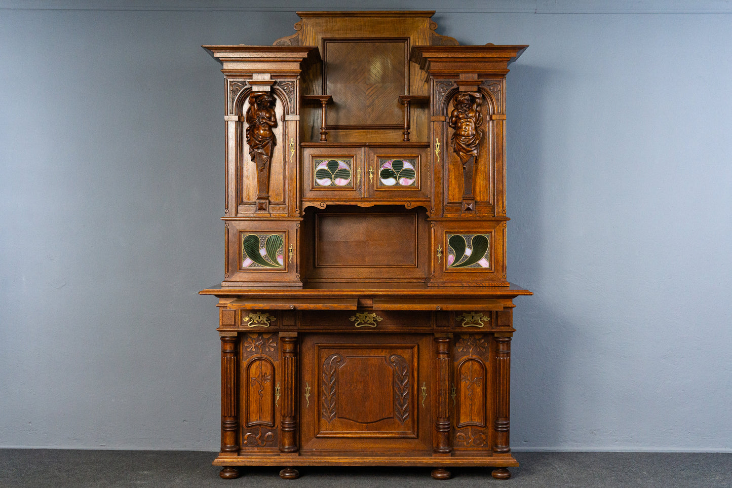 Antik Anrichte Buffet Schrank Sideboard Kommode Alt MÖBLINGER 2503_2403