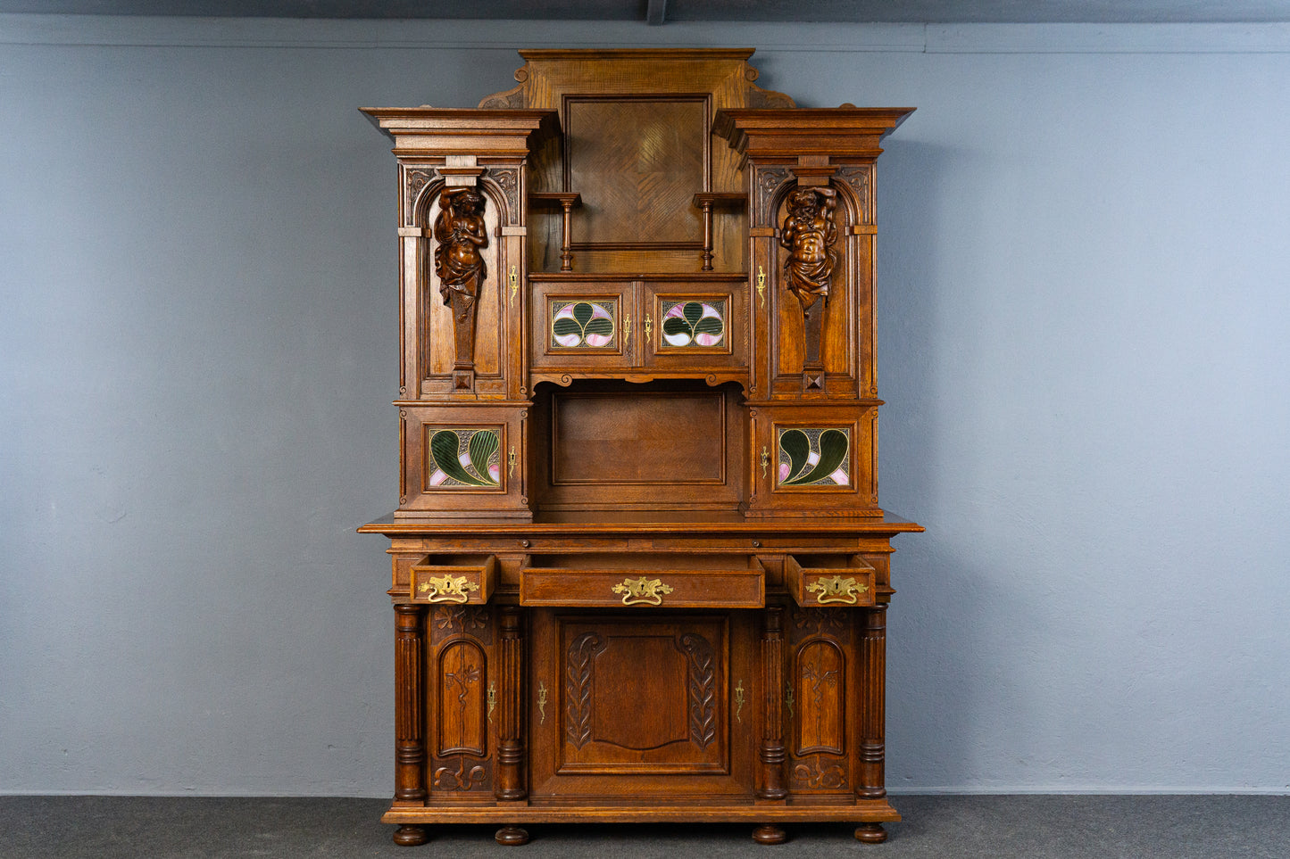 Antik Anrichte Buffet Schrank Sideboard Kommode Alt MÖBLINGER 2503_2403