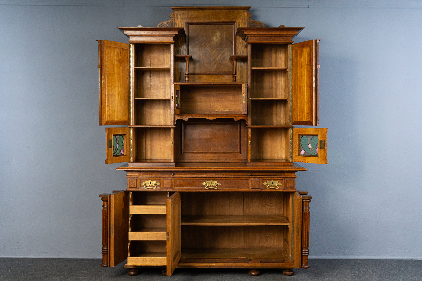 Antik Anrichte Buffet Schrank Sideboard Kommode Alt MÖBLINGER 2503_2403