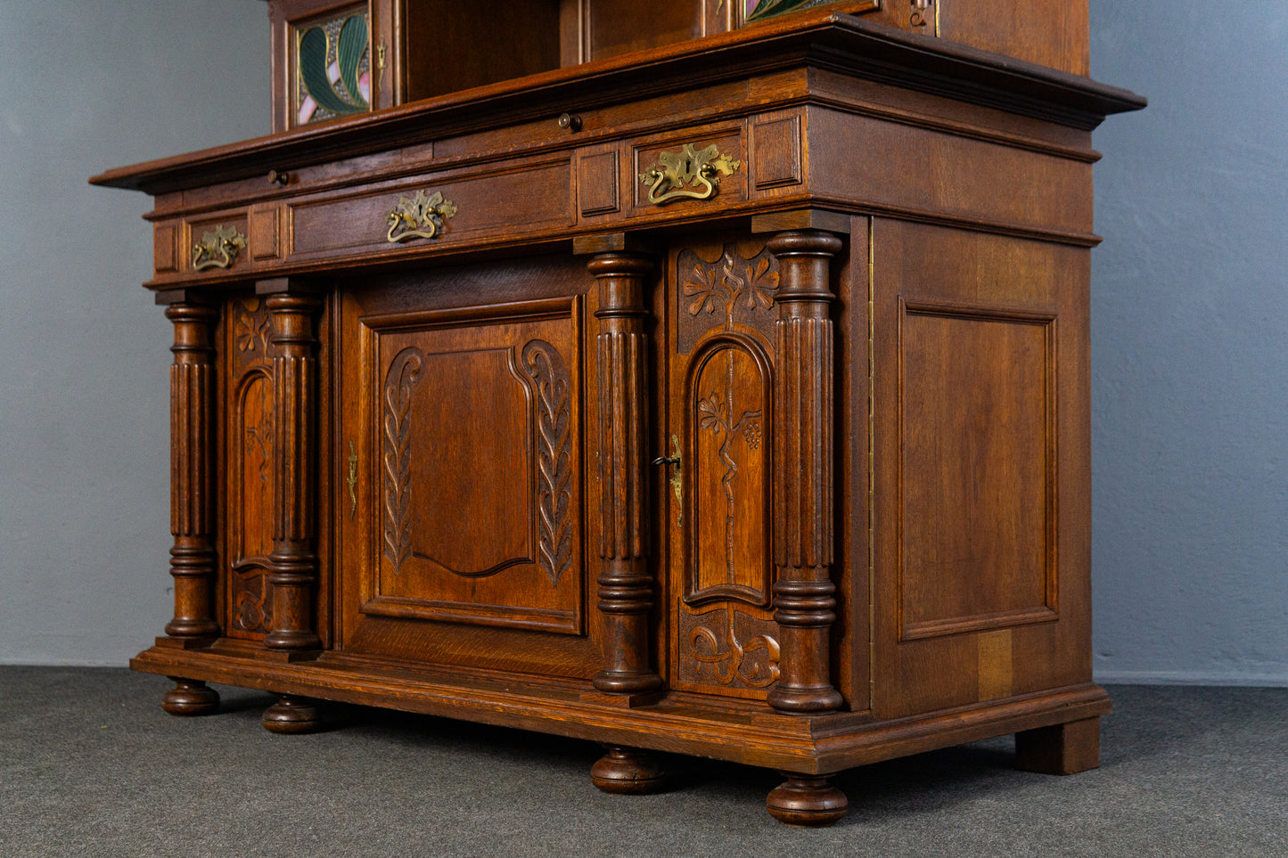 Antik Anrichte Buffet Schrank Sideboard Kommode Alt MÖBLINGER 2503_2403