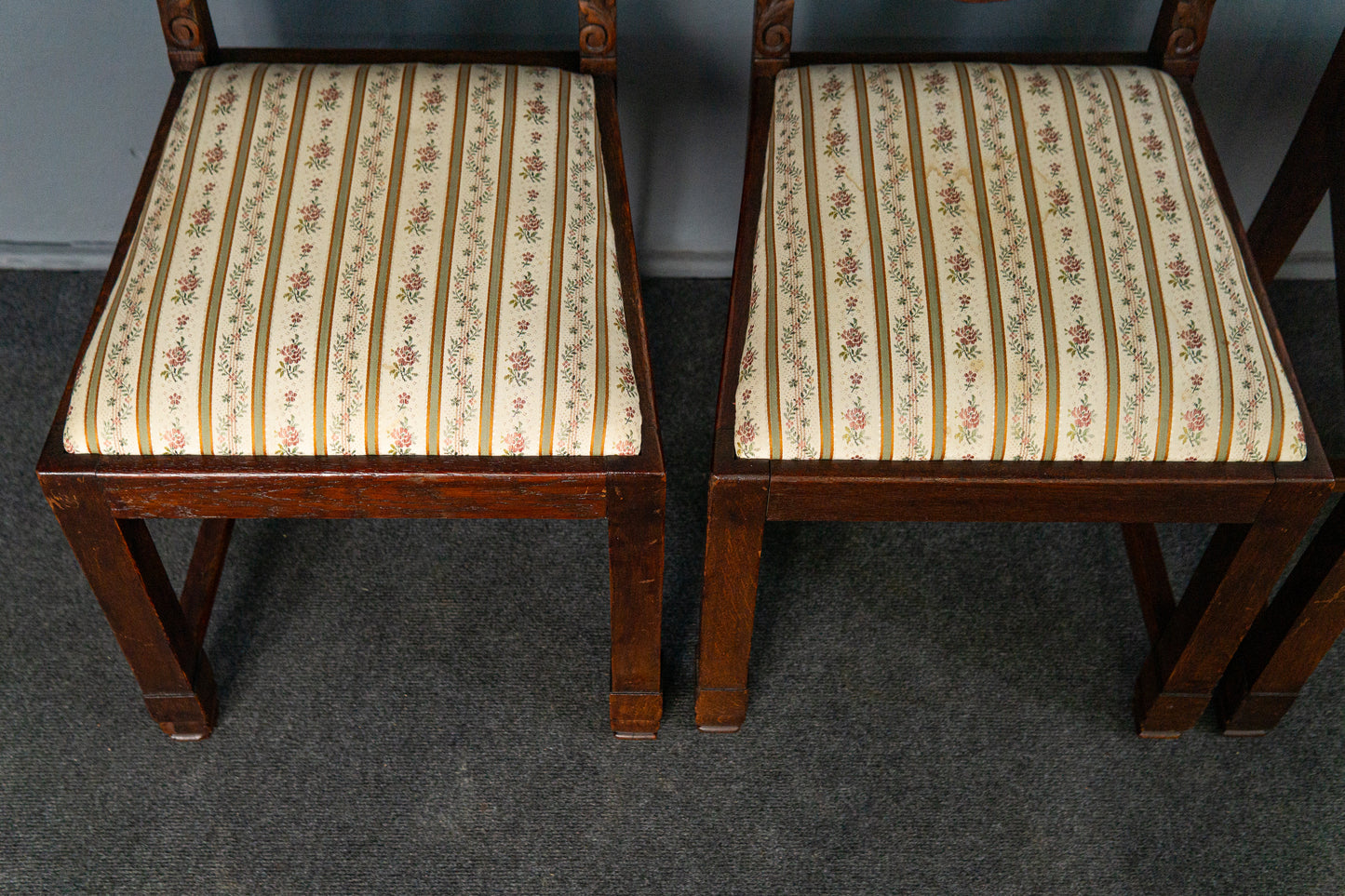 4er Set Stühle Stuhl Sessel Tisch Vintage Alt Antik MÖBLINGER 2504_0301