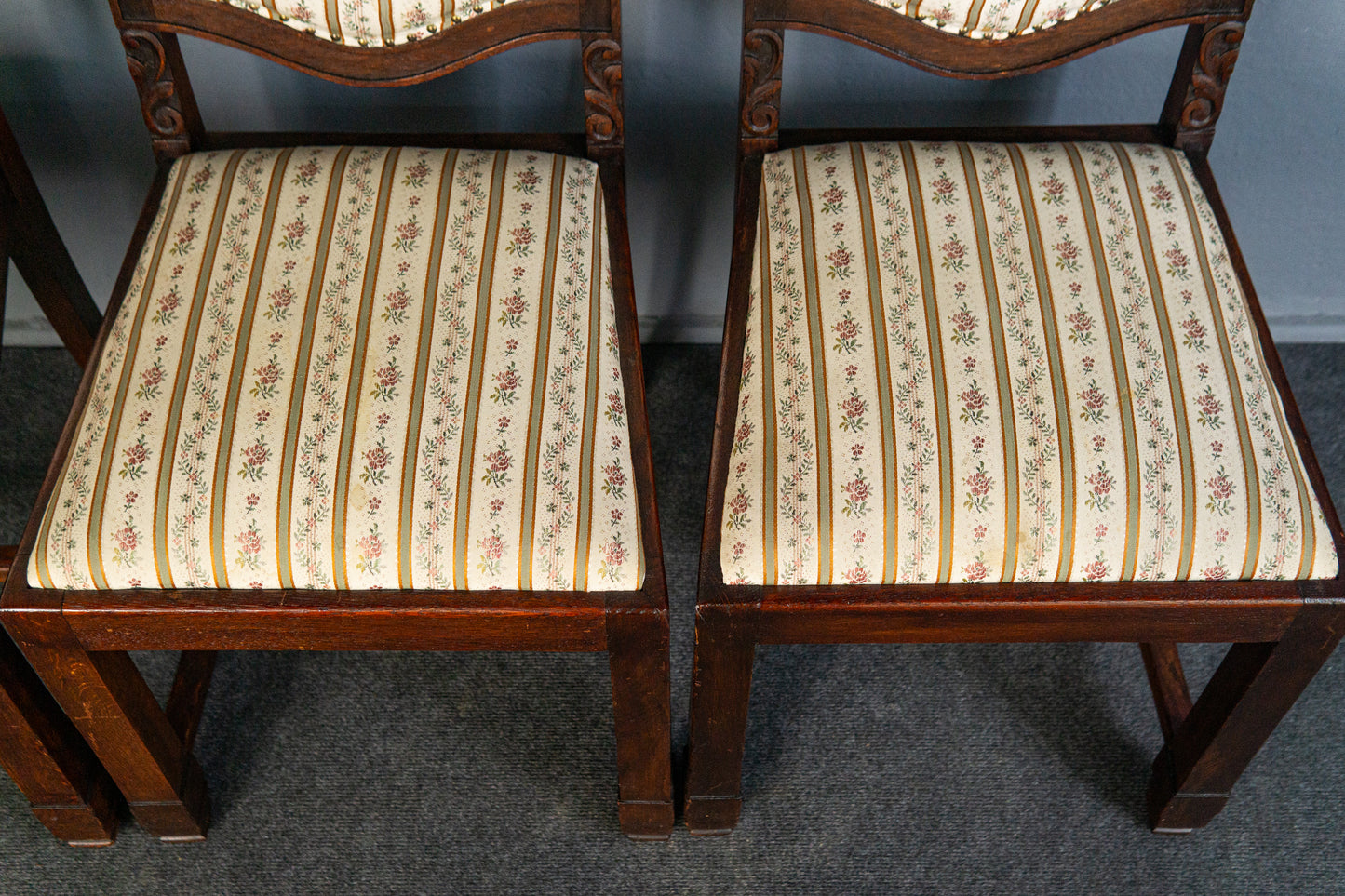 4er Set Stühle Stuhl Sessel Tisch Vintage Alt Antik MÖBLINGER 2504_0301
