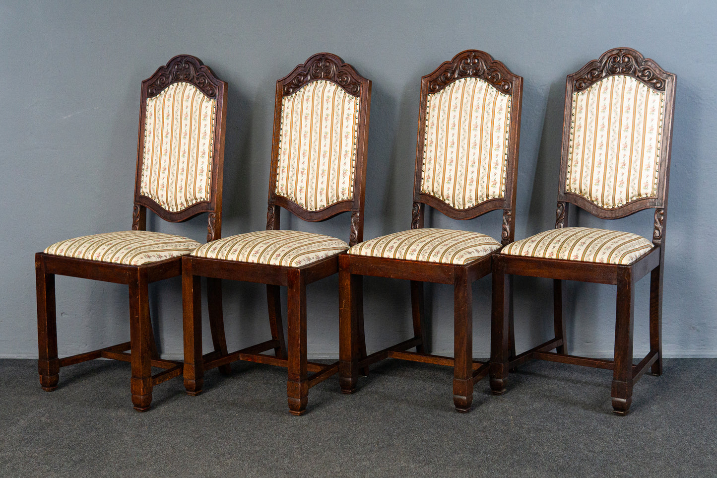 4er Set Stühle Stuhl Sessel Tisch Vintage Alt Antik MÖBLINGER 2504_0301