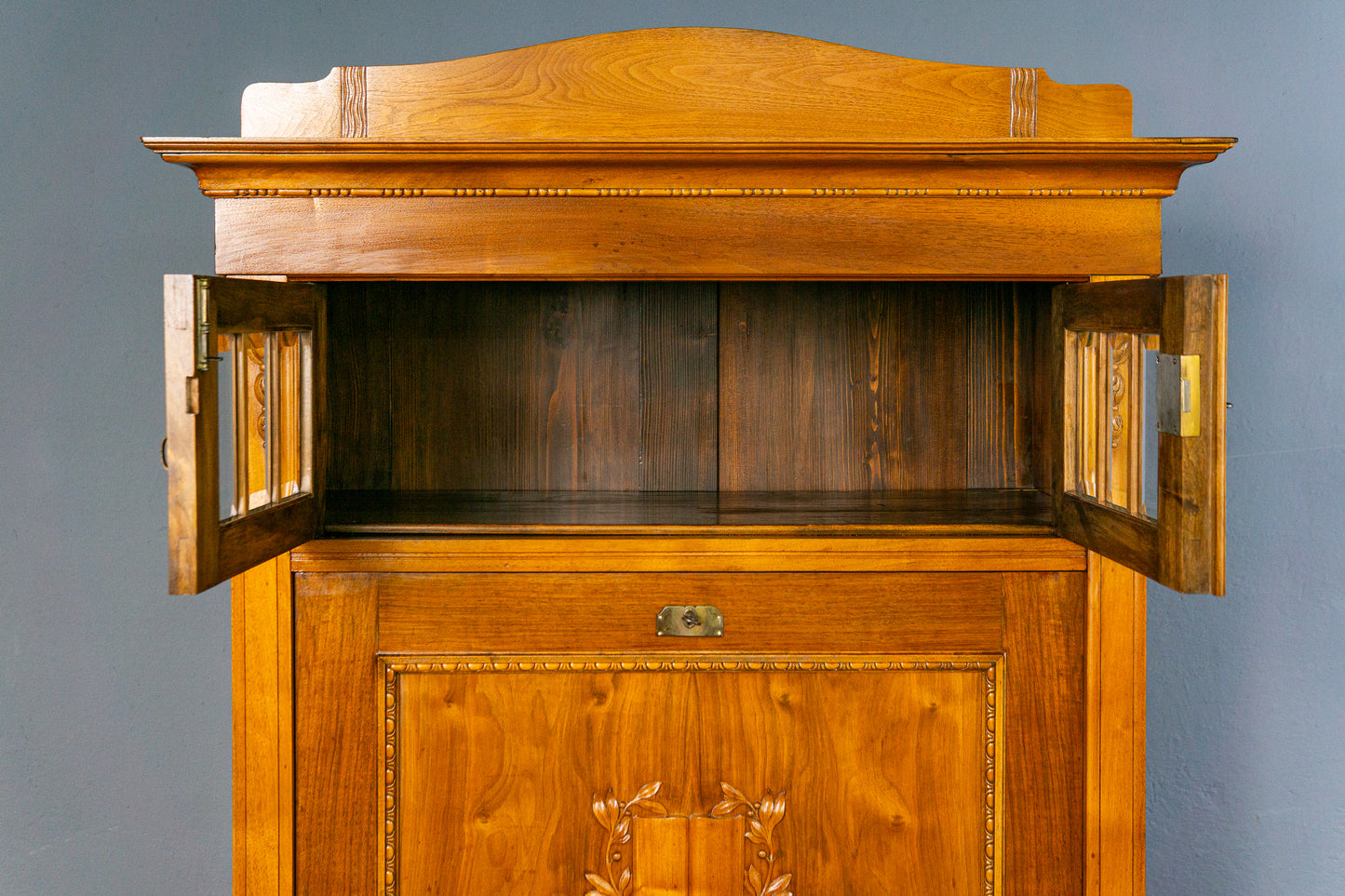 Jugendstil Sekretär Schreibtisch Schrank Kommode Antik MÖBLINGER 2504_0702