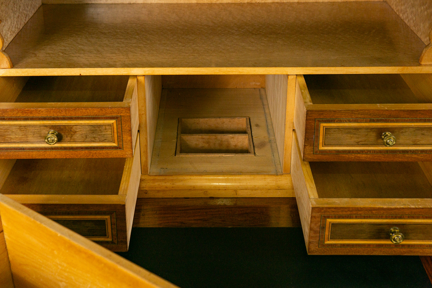 Jugendstil Sekretär Schreibtisch Schrank Kommode Antik MÖBLINGER 2504_0702